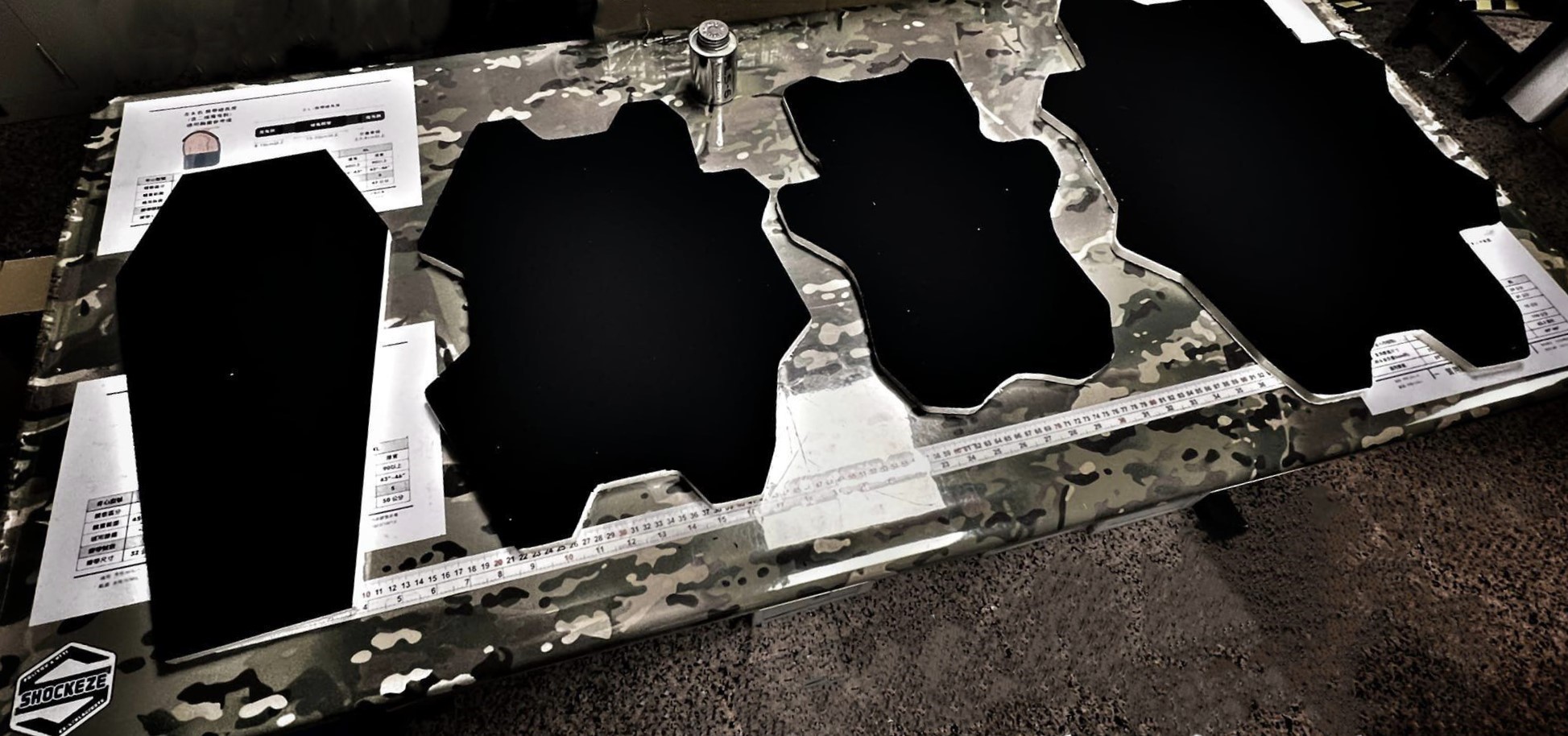 IIIA+ UHMWPE shields (Custom)